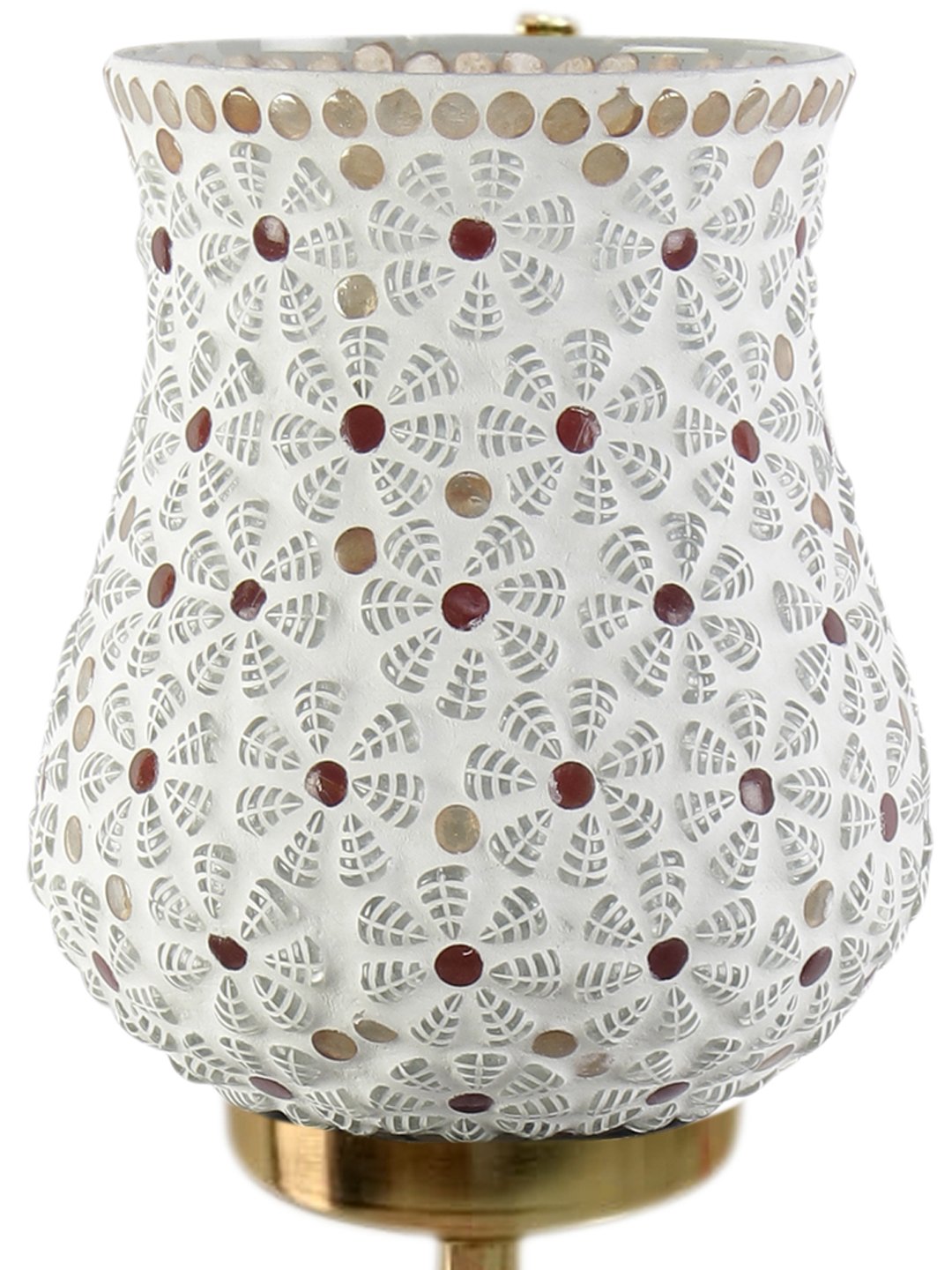 Ambika Home Multicolor Mosiac Glass wall mounted Gold Lamp- | Modern Decorative Wall Lamp for Living Room, Bedroom & Hallway - Image 5