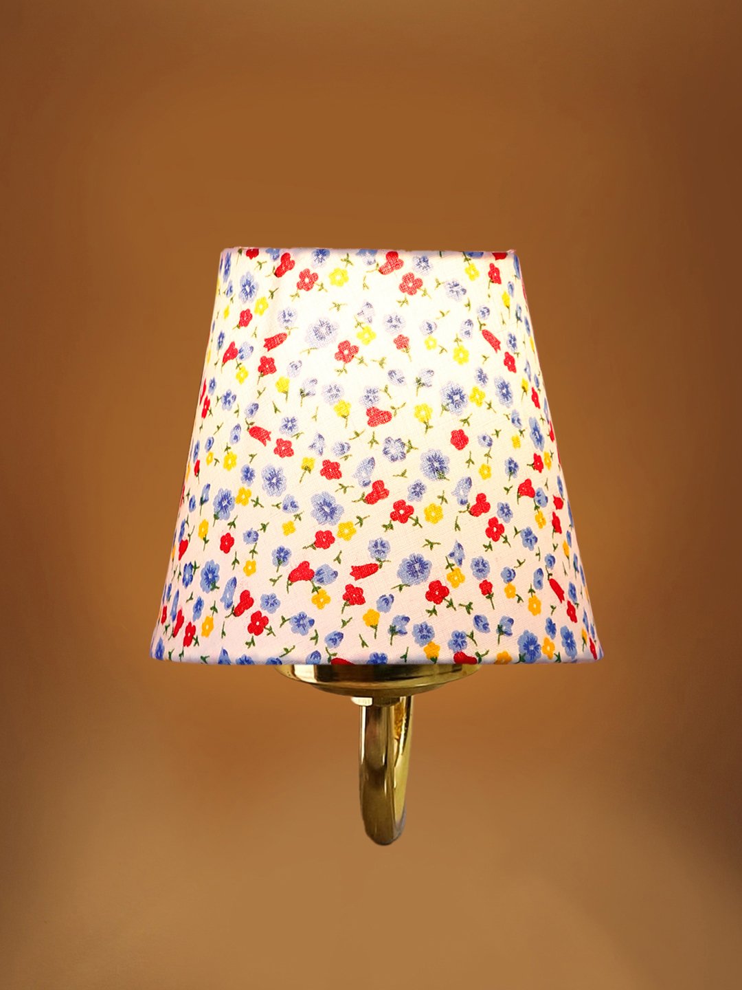 Ambika Home Multicolor cotton wall mounted Gold Lamp- | Modern Decorative Wall Lamp for Living Room, Bedroom & Hallway - Image 6
