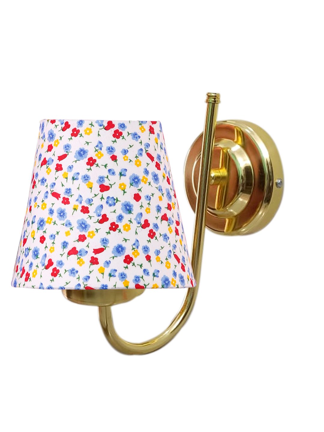 Ambika Home Multicolor cotton wall mounted Gold Lamp- | Modern Decorative Wall Lamp for Living Room, Bedroom & Hallway - Image 8