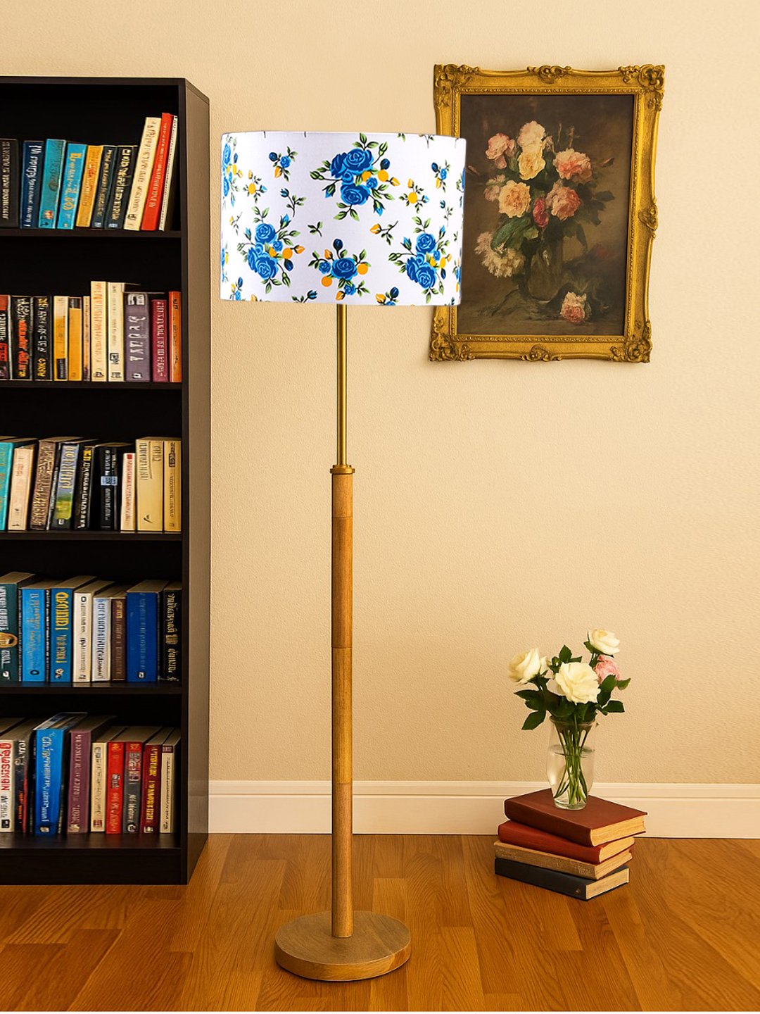 Ambika Home Multi Shade Premium Floor Lamp for Living Room, Bedroom & Hallway | Decorative Standing Light | E27 Holder Included Bulb