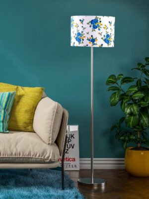 Ambika Home Premium Multi  Designer Floor Lamp in Steel Finish for Modern Interiors | E27 Holder Included Bulb
