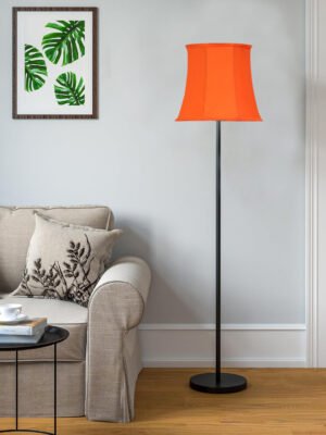 Ambika Home Modern Orange  Standing Lamp for Hallway & Reading Corner | E27 Holder Included Bulb