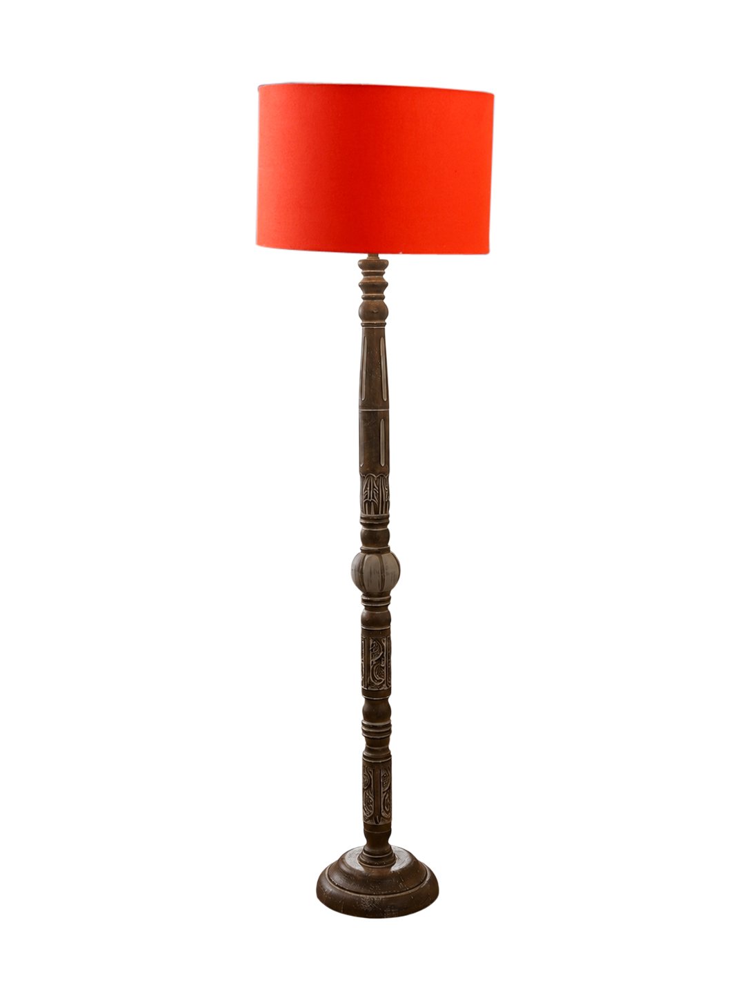 Ambika Home Regal Birch White Brushed Floor Lamp | Premium Living Room, Bedroom & Hallway Lighting | E27 Holder & Bulb Included - Image 4