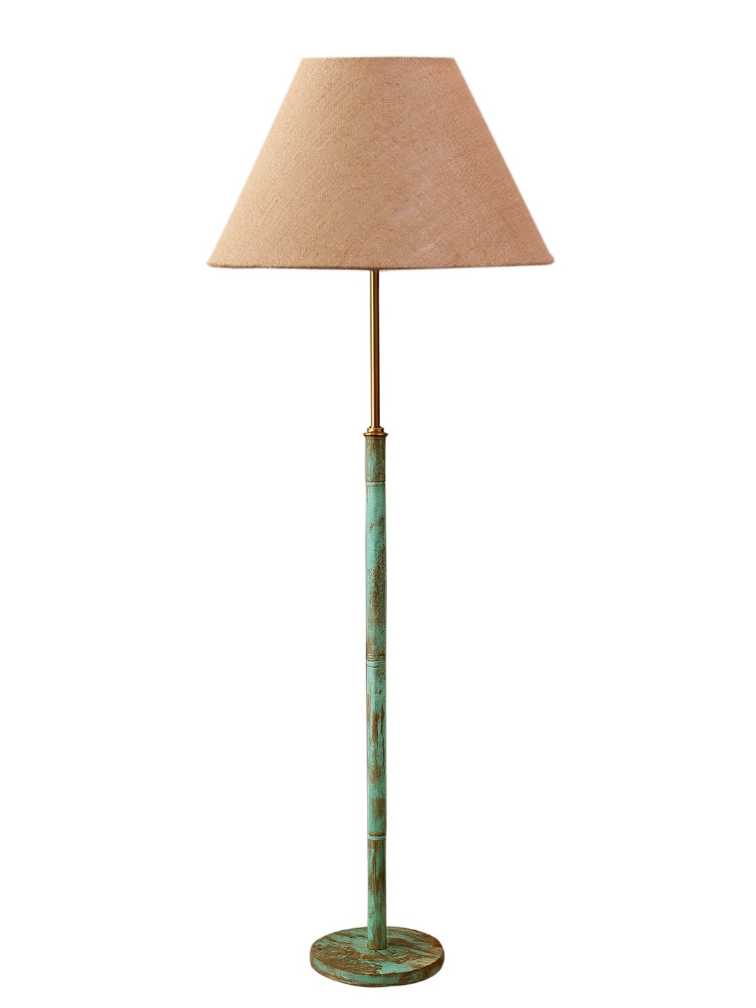 Ambika Home Beige Shade Premium Floor Lamp for Living Room, Bedroom & Hallway | Decorative Standing Light | E27 Holder Included Bulb - Image 4