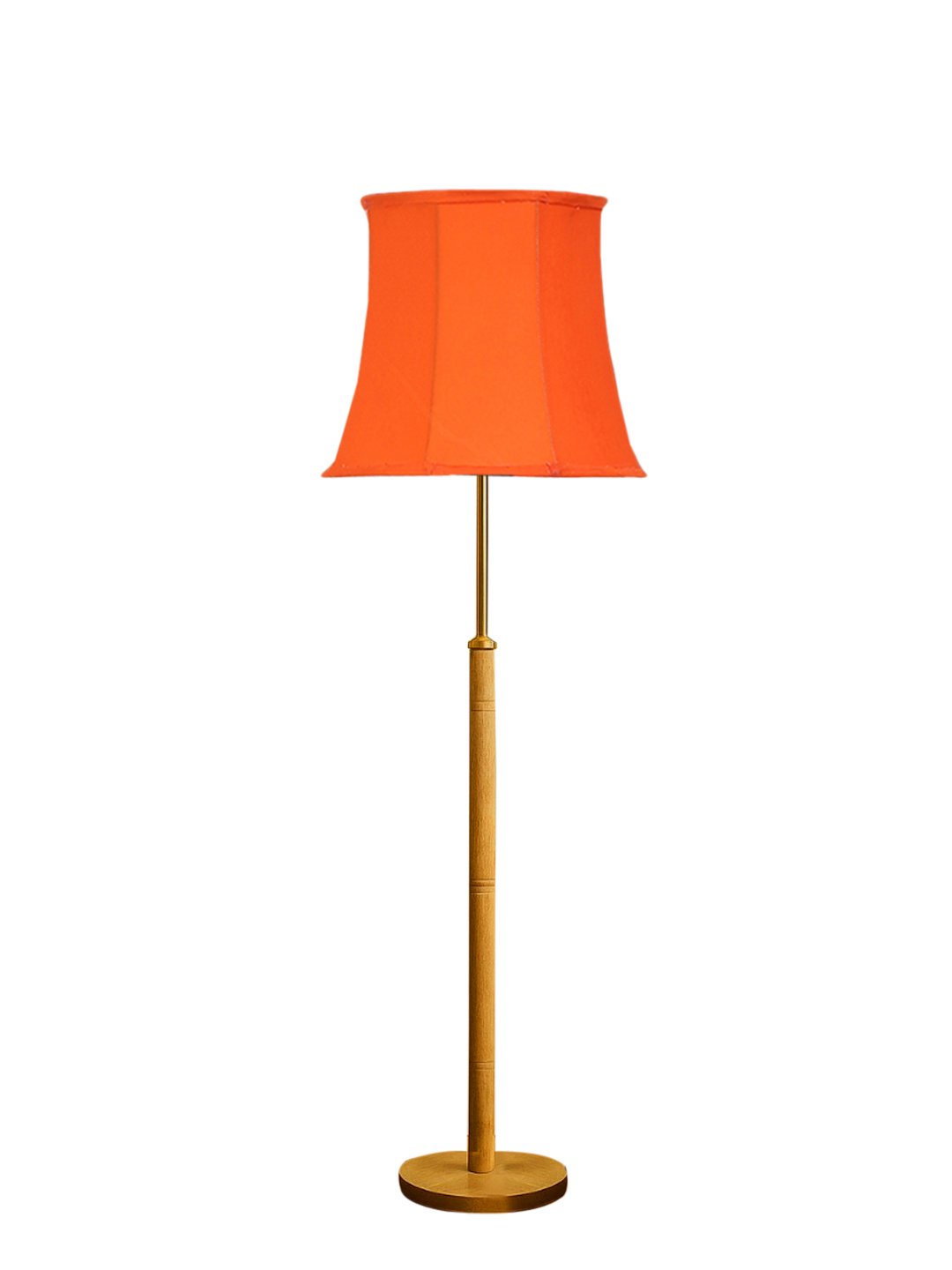 Ambika Home Orange Shade Premium Floor Lamp for Living Room, Bedroom & Hallway | Decorative Standing Light | E27 Holder Included Bulb - Image 4