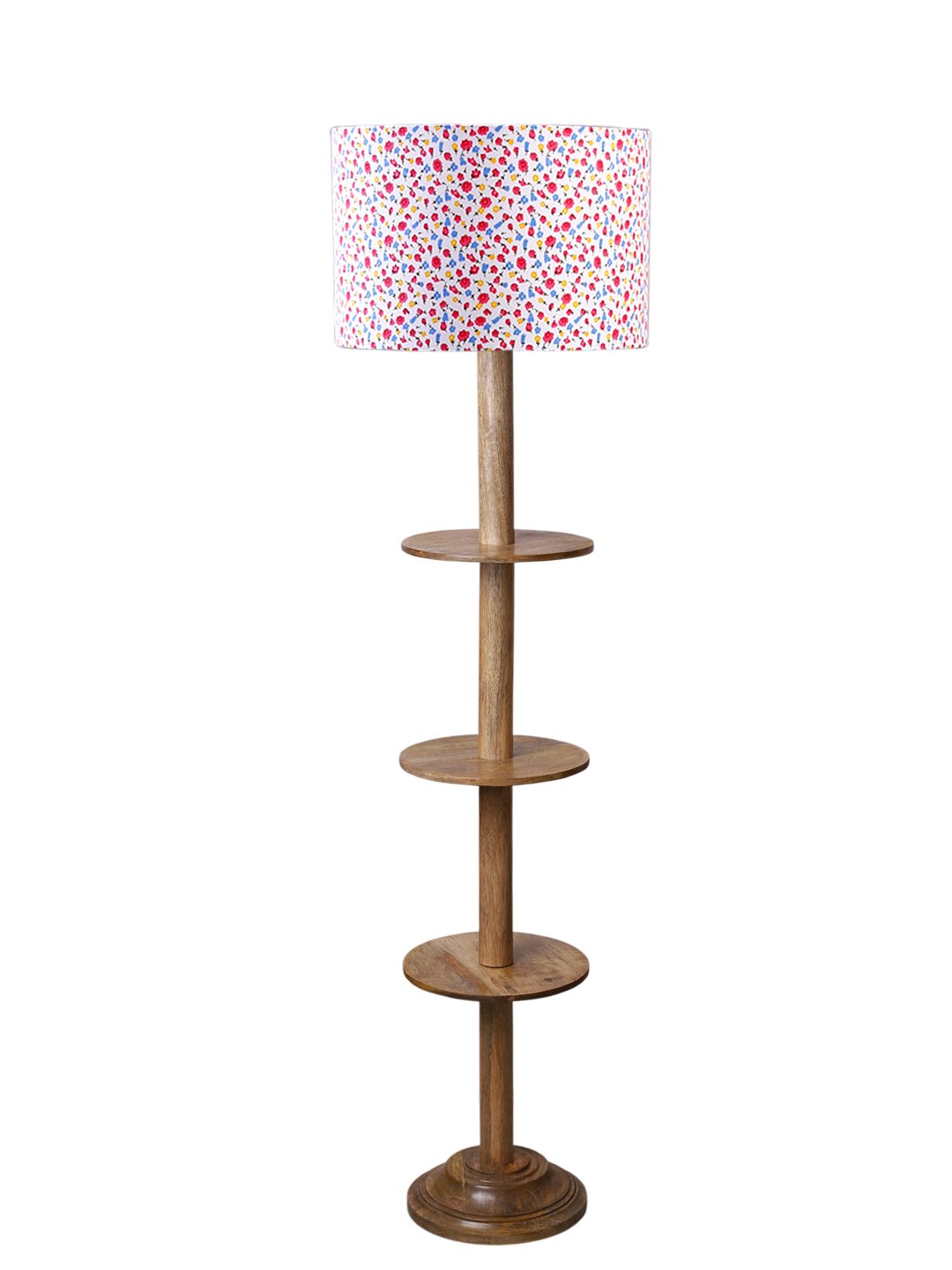 Ambika Home Blue Shade Premium Floor Lamp for Living Room, Bedroom & Hallway | Decorative Standing Light | E27 Holder Included Bulb - Image 4