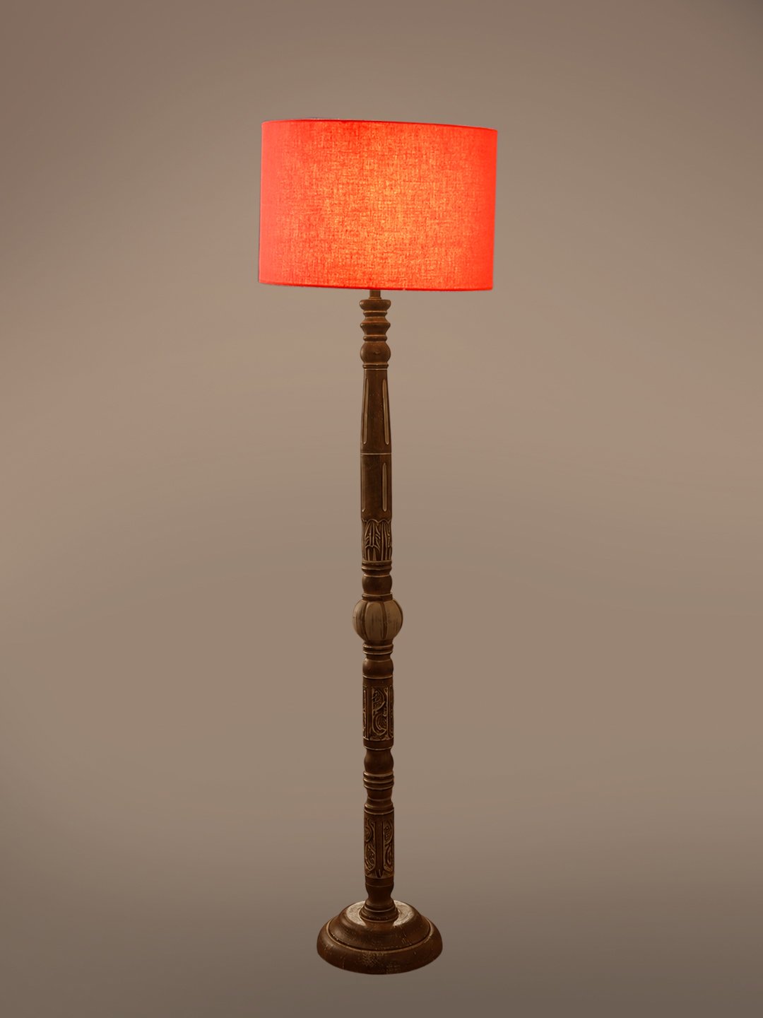 Ambika Home Regal Birch White Brushed Floor Lamp | Premium Living Room, Bedroom & Hallway Lighting | E27 Holder & Bulb Included - Image 6