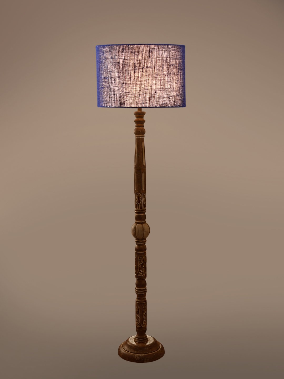 Ambika Home Cloud Crest White Brushed Floor Lamp | Premium Living Room, Bedroom & Hallway Lighting | E27 Holder & Bulb Included - Image 6