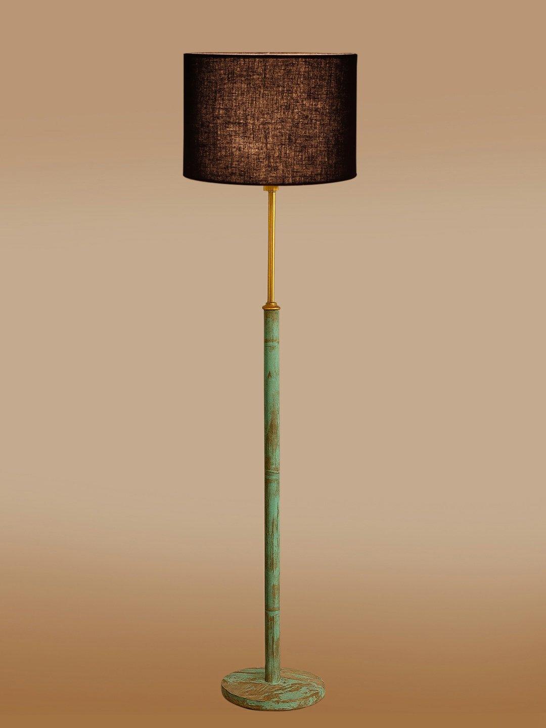 Ambika Home Black Shade Premium Floor Lamp for Living Room, Bedroom & Hallway | Decorative Standing Light | E27 Holder Included Bulb - Image 6