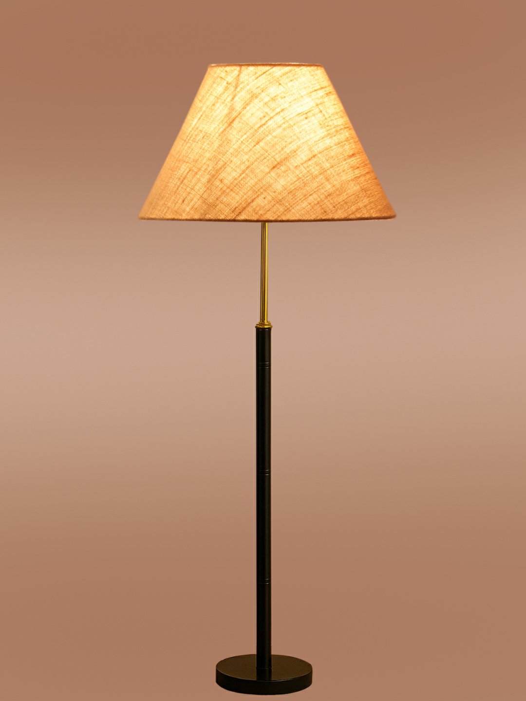 Ambika Home Beige Shade Premium Floor Lamp for Living Room, Bedroom & Hallway | Decorative Standing Light | E27 Holder Included Bulb - Image 6