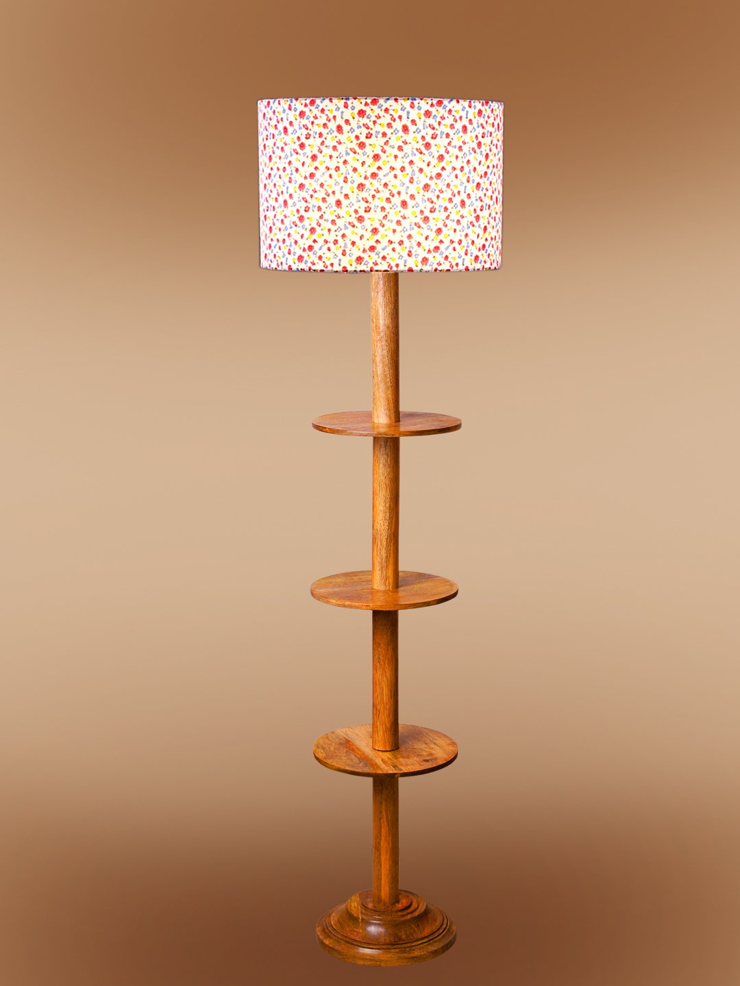 Ambika Home Blue Shade Premium Floor Lamp for Living Room, Bedroom & Hallway | Decorative Standing Light | E27 Holder Included Bulb - Image 6