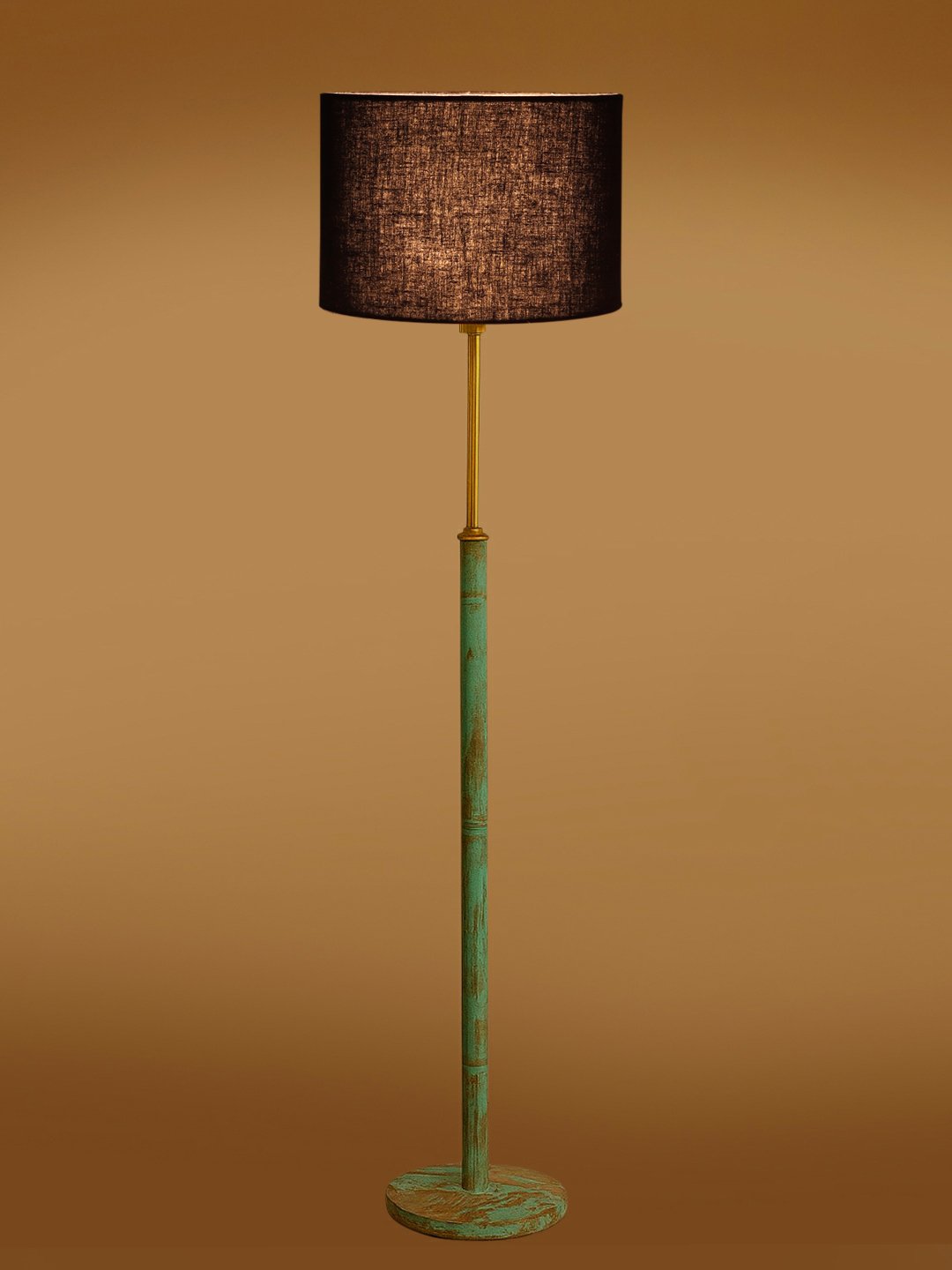 Ambika Home Black Shade Premium Floor Lamp for Living Room, Bedroom & Hallway | Decorative Standing Light | E27 Holder Included Bulb - Image 7