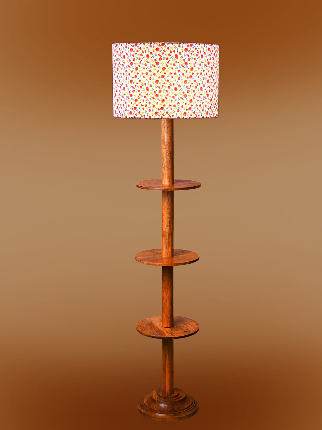 Ambika Home Blue Shade Premium Floor Lamp for Living Room, Bedroom & Hallway | Decorative Standing Light | E27 Holder Included Bulb - Image 7