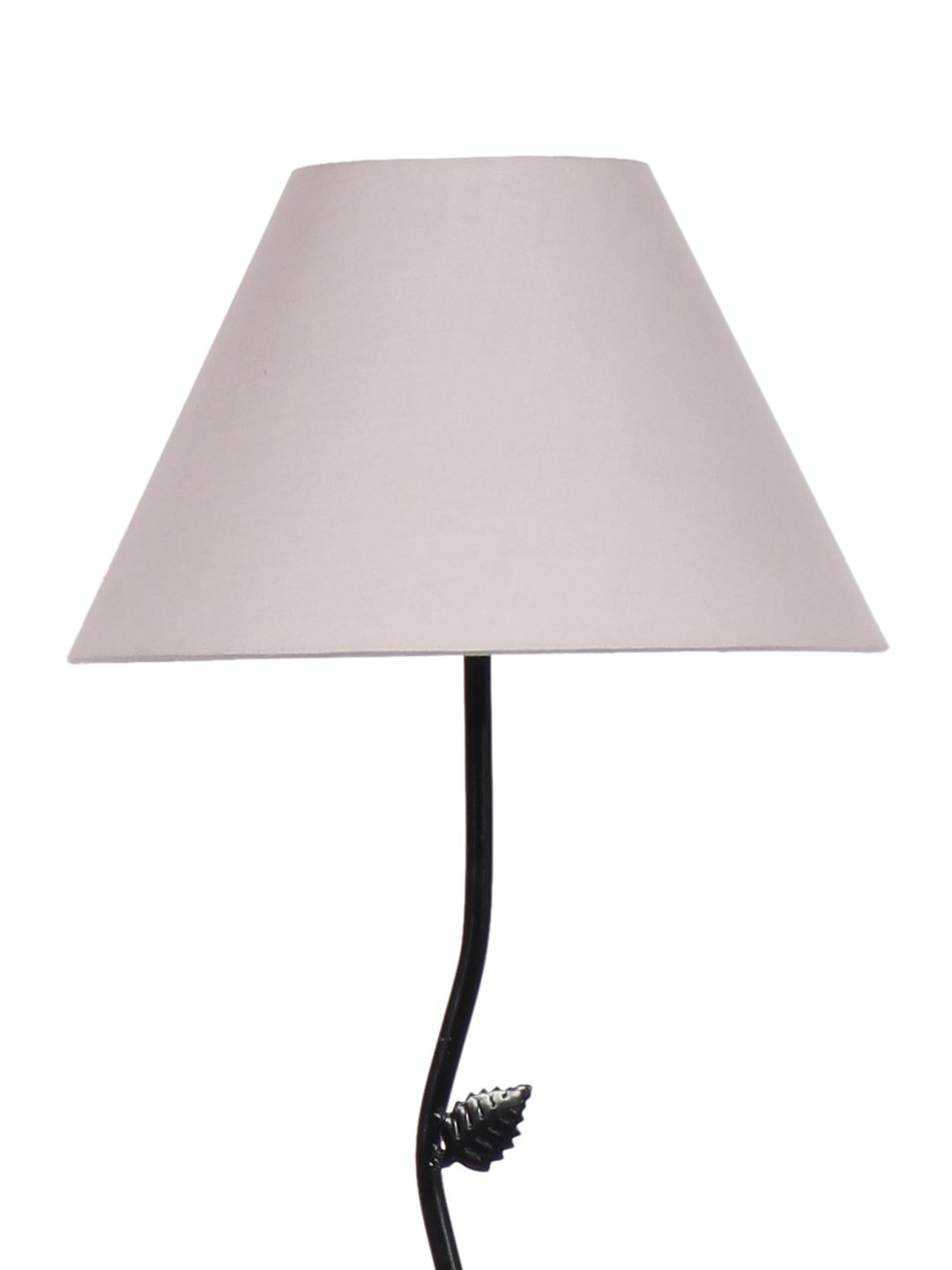 Ambika Home Iron Leaf Floor Lamp with Grey Conical Shade, Powder Coated Metal Standing Lamp for Guest Room, Reading Corner & Luxury Interiors - Image 7